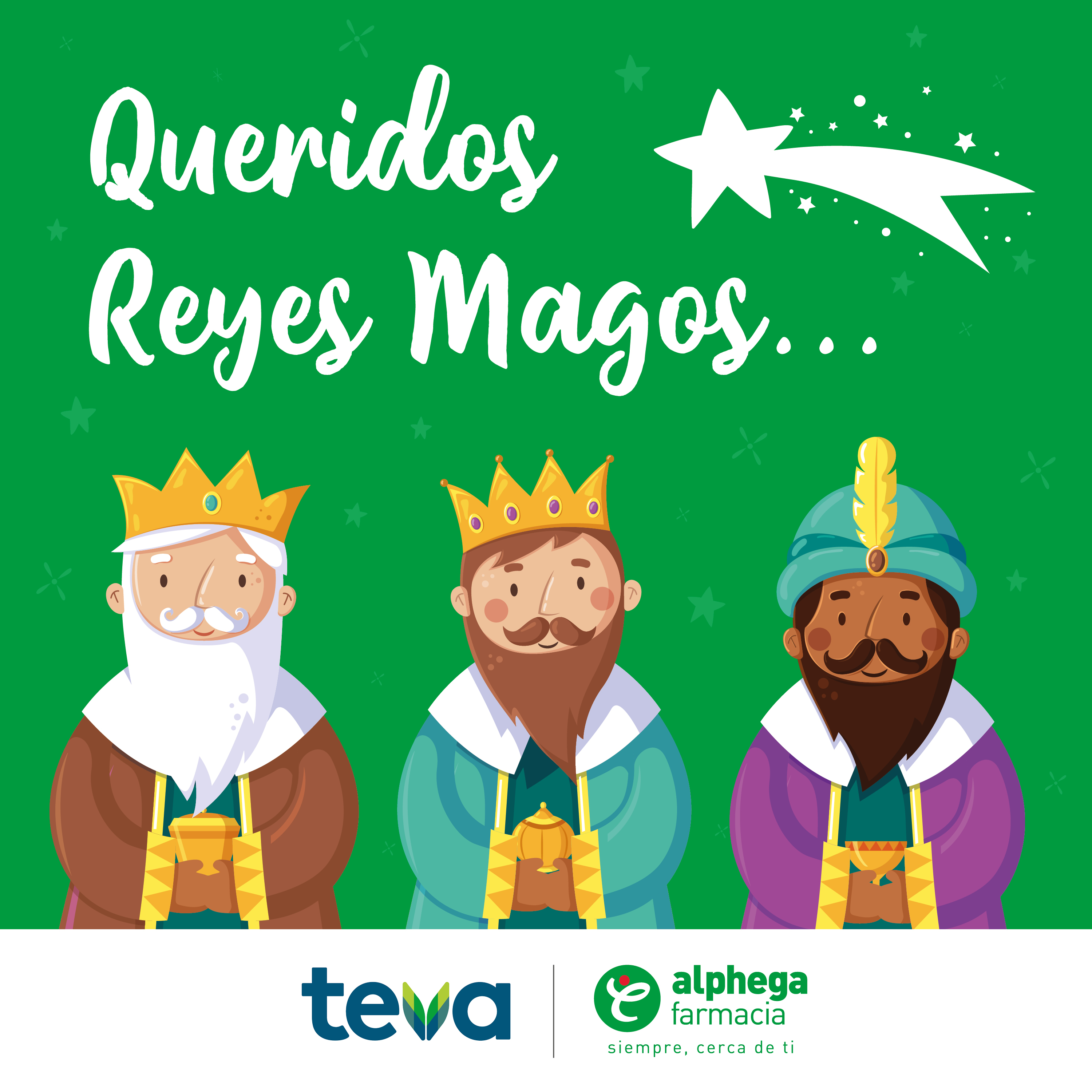 Alphega Farmacia y Teva se unen de nuevo  para acercar los Reyes Magos a las farmacias